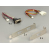 Delock Modul MiniPCIe I/O PCIe full size 4 x Seriell RS-232 mit Spannungsversorgung
