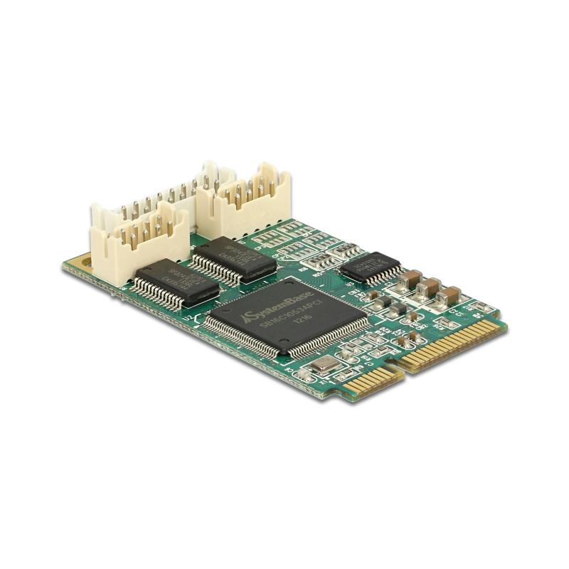 Delock Modul MiniPCIe I/O PCIe full size 2 x Seriell RS-232 + 1 x Parallel