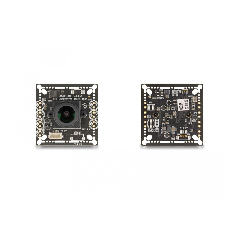 Delock Analoges CVBS Kameramodul mit HDR 2,1 Megapixel 130° V8 Fixfokus