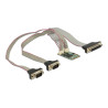 Delock Modul MiniPCIe I/O PCIe full size 2 x Seriell RS-232 + 1 x Parallel