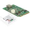 Delock Mini PCIe I/O PCIe full size 1 x USB Type-C™ 3.1 Gen 2 Buchse