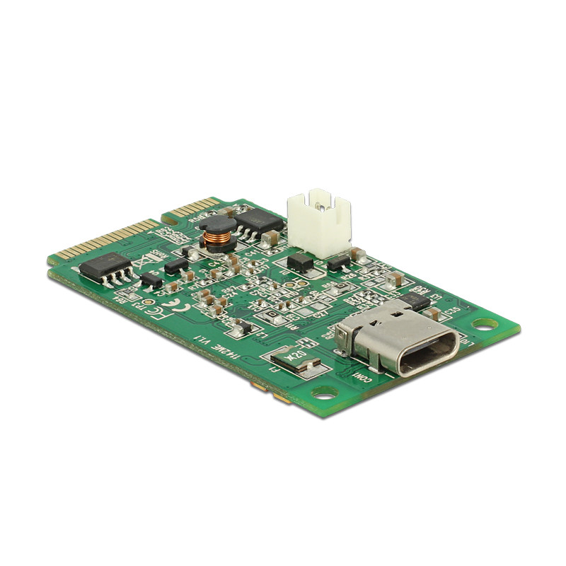 Delock Mini PCIe I/O PCIe full size 1 x USB Type-C™ 3.1 Gen 2 Buchse