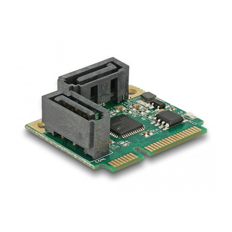 Delock Mini PCIe I/O PCIe half size 2 x SATA 6 Gb/s