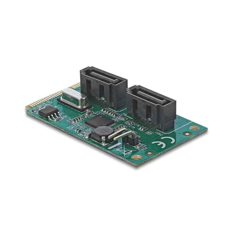 Delock Mini PCIe Konverter zu 2 x SATA mit RAID