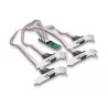 Delock M.2 Karte zu 4 x Seriell RS-232 DB9 mit Standard und Low Profile Slotblenden