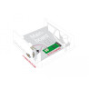Delock M.2 Karte zu 2 x Seriell RS-232 DB9 mit Standard und Low Profile Slotblenden