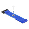 Delock Klett-Kabelbinder mit Schlaufe und Befestigungsöse L 150 x B 20 mm blau 5 Stück