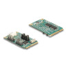 Delock Mini PCIe I/O PCIe full size 2 x Seriell RS-232 mit Spannungsversorgung 5 V / 12 V