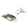 Delock Mini PCIe I/O PCIe full size 4 x Seriell RS-232, 1 x Parallel