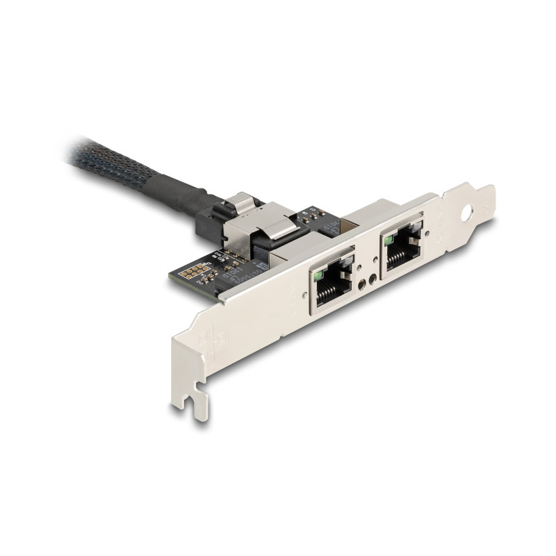Delock Mini PCIe I/O PCIe full size 2 x RJ45 Gigabit LAN