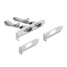 Delock M.2 Karte zu 2 x Seriell RS-232 DB9 mit Standard und Low Profile Slotblenden