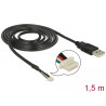 Delock Anschlusskabel USB 2.0 Typ-A Stecker - 5 Pin Kamera Stecker V5 V51 1,5 m