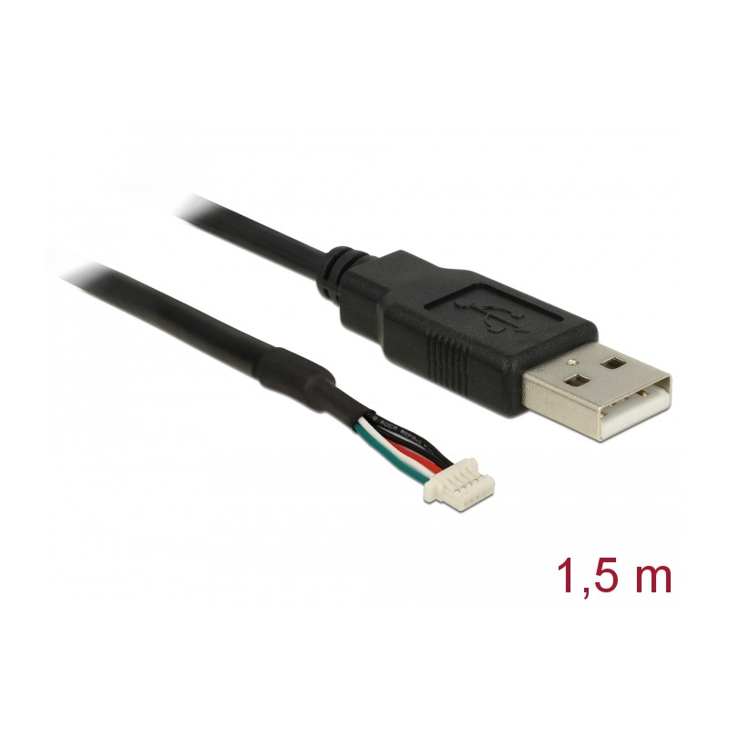 Delock Anschlusskabel USB 2.0 Typ-A Stecker - 5 Pin Kamera Stecker V5 V51 1,5 m