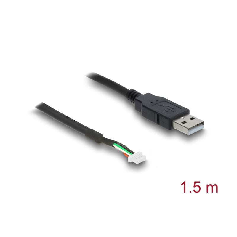Delock USB 2.0 Anschlusskabel für 5 Pin Kameramodule V1,9 1,5 m