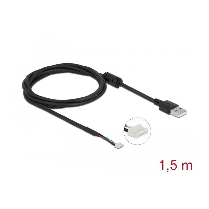 Delock USB 2.0 Anschlusskabel für 4 Pin Kameramodule V6 1,5 m