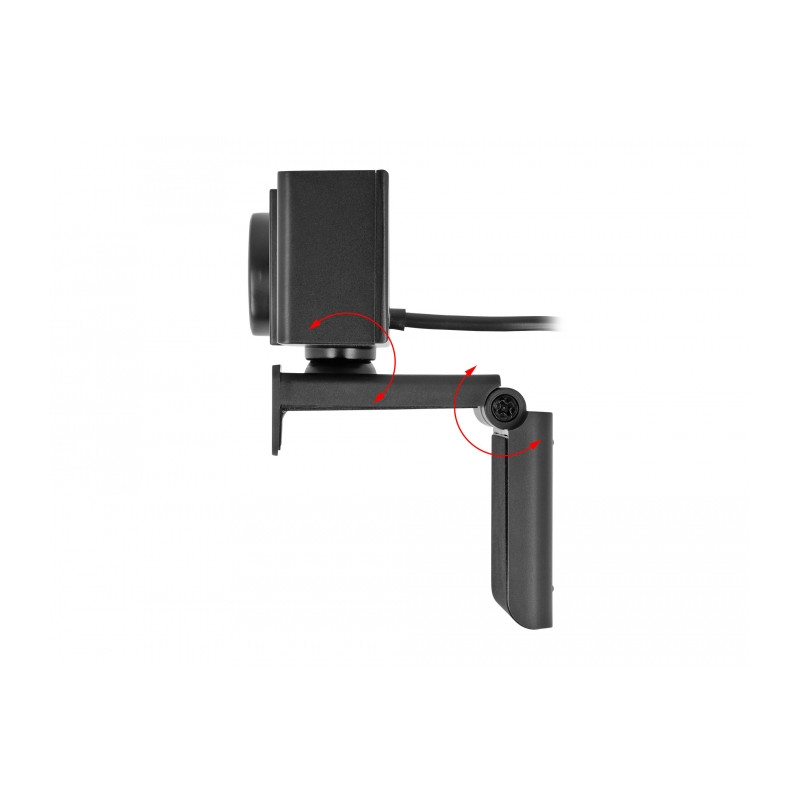 Delock USB UHD Webcam mit Mikrofon 4K 30 Hz 110° Blickwinkel und Stativ