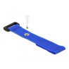 Delock Klett-Kabelbinder mit Schlaufe und Befestigungsöse L 190 x B 25 mm blau 5 Stück
