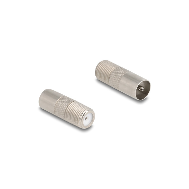 Delock DAB+ DVB-T2 Antenne F Stecker 5 - 25 dB aktiv omnidirektional schwarz Klebemontage
