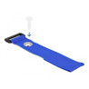 Delock Klett-Kabelbinder mit Schlaufe und Befestigungsöse L 280 x B 38 mm blau 3 Stück