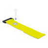 Delock Klett-Kabelbinder mit Schlaufe und Befestigungsöse L 280 x B 38 mm gelb 3 Stück