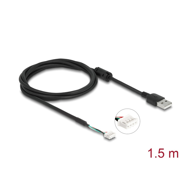 Delock USB 2.0 Anschlusskabel für 4 Pin Kameramodule V7 1,5 m