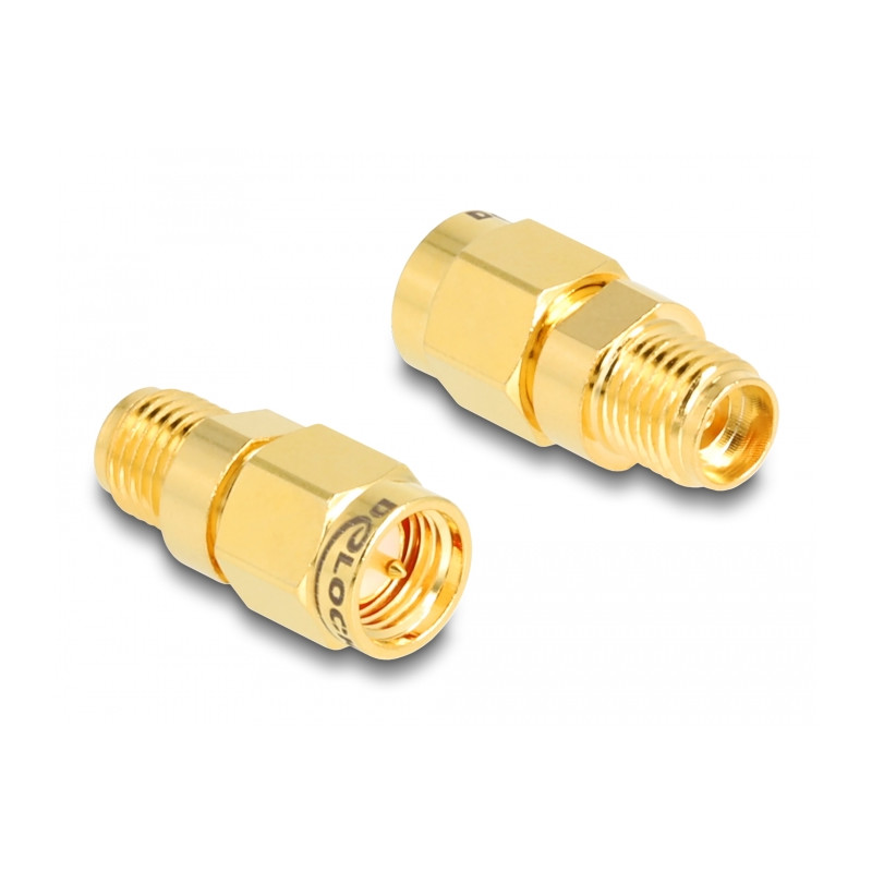 Delock Adapter SMA Stecker zu SMA Buchse C6801
