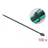 Delock Blitzbinder wiederverwendbar L 150 x B 2,4 mm schwarz 100 Stück