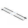 Delock Blitzbinder wiederverwendbar L 200 x B 2,4 mm schwarz 100 Stück
