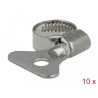 Delock Schlauchschelle mit Flügelmutter 13 - 19 mm 10 Stück Metall