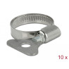 Delock Schlauchschelle mit Flügelmutter 22 - 32 mm 10 Stück Metall