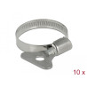 Delock Schlauchschelle mit Flügelmutter 25 - 40 mm 10 Stück Metall