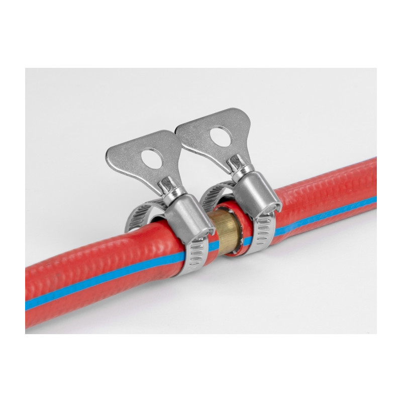 Delock Schlauchschelle mit Flügelmutter 50 - 70 mm 10 Stück Metall