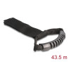 Delock Tragegurt mit Klettverschluss L 435 x B 50 mm schwarz 2 Stück