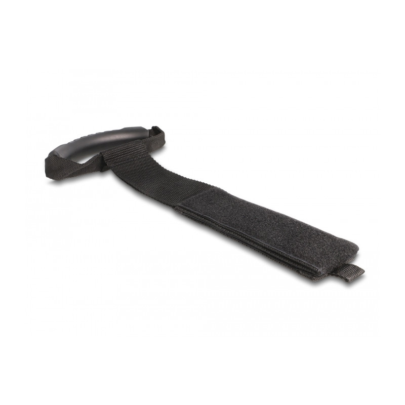 Delock Tragegurt mit Klettverschluss L 710 x B 50 mm schwarz 2 Stück