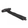 Delock Tragegurt mit Klettverschluss L 710 x B 50 mm schwarz 2 Stück