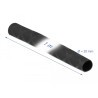 Delock Schrumpfschlauch X-Muster rutschfest 1 m x 20 mm schwarz
