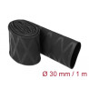 Delock Schrumpfschlauch X-Muster rutschfest 1 m x 30 mm schwarz