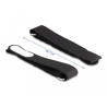 Delock Klettkabelbinder mit Schlaufe und Beschriftungsfeld L 457 x B 25 mm schwarz 5 Stück