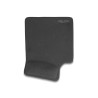 Delock Ergonomisches Mauspad mit Gel Handballenauflage Linkshänder schwarz