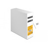 Delock Schrumpfschlauch Box, Schrumpfungsrate 2:1, 15 m x 1,2 mm transparent