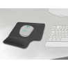 Delock Ergonomisches Mauspad mit Gel Handballenauflage Linkshänder schwarz