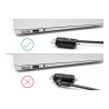 Navilock Notebook Sicherungskabel für USB Typ-A Buchse mit Schlüssel