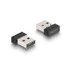 Delock 2 in 1 USB Typ-A Nummernblock mit Taschenrechner Funktion 2,4 GHz kabellos schwarz