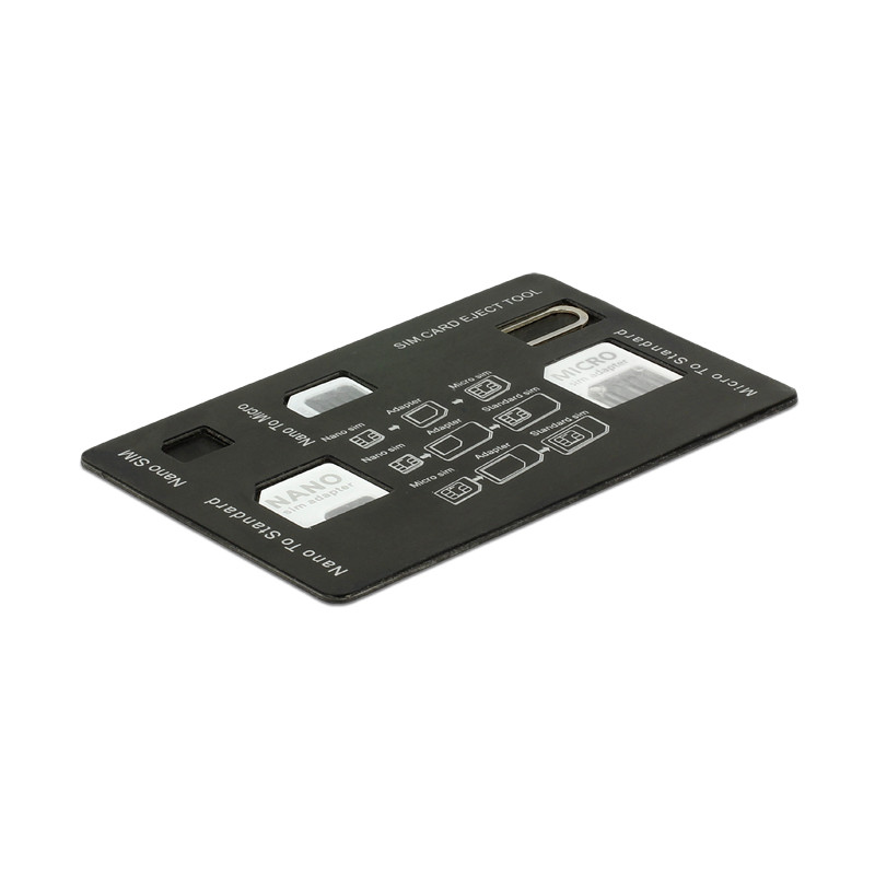 Delock 4 in 1 SIM Karten Adapter Set