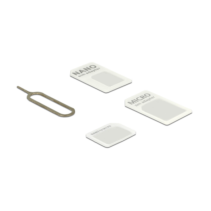 Delock 4 in 1 SIM Karten Adapter Set