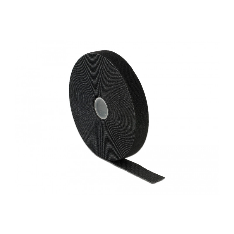 Delock Klettband auf Rolle L 10 m x B 20 mm in Box schwarz