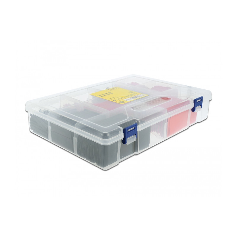 Delock Schrumpfschlauch Sortimentsbox rot / schwarz 520-teilig