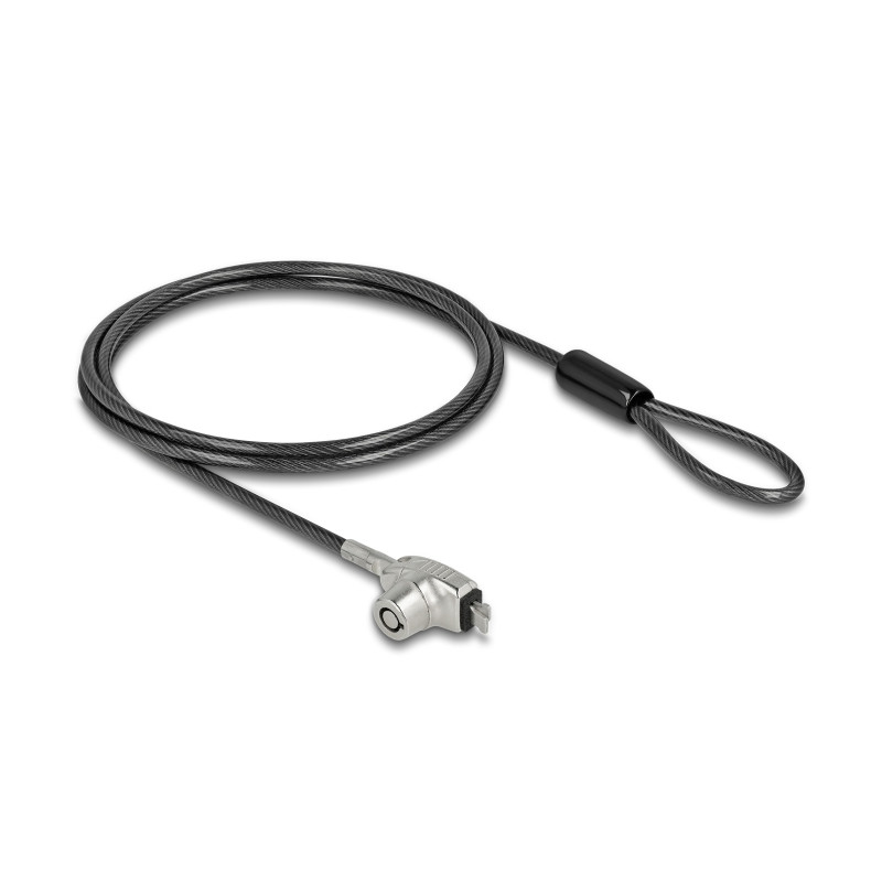 Navilock Notebook Sicherungskabel mit Schlüssel für HP Nano Slot - Karbonstahlkabel