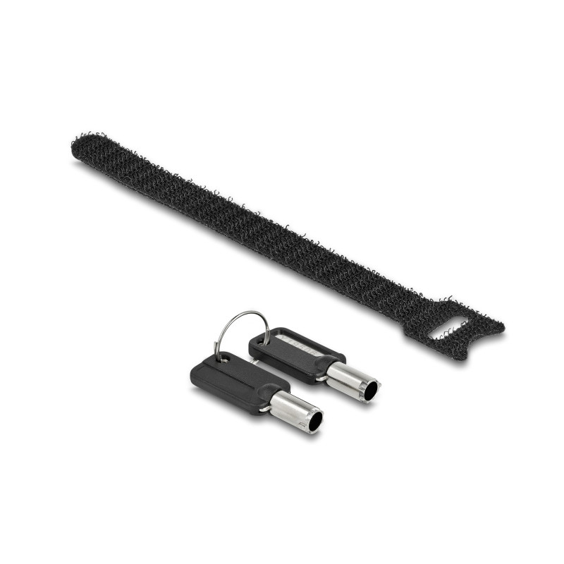 Navilock Notebook Sicherungskabel mit Schlüssel für HP Nano Slot - Karbonstahlkabel