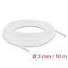 Delock Geflechtschlauch dehnbar 10 m x 3 mm weiß